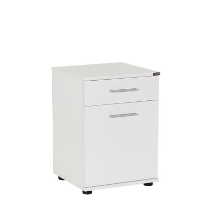 Нощно шкафче 57x40 см бял
