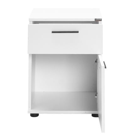 Нощно шкафче 57x40 см бял