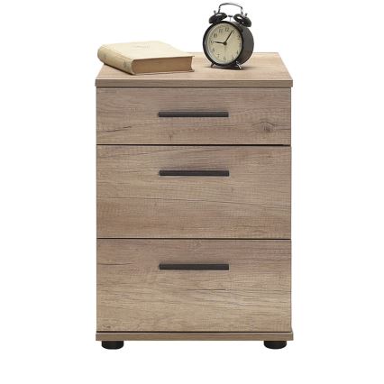 Нощно шкафче 57x40 см кафяв