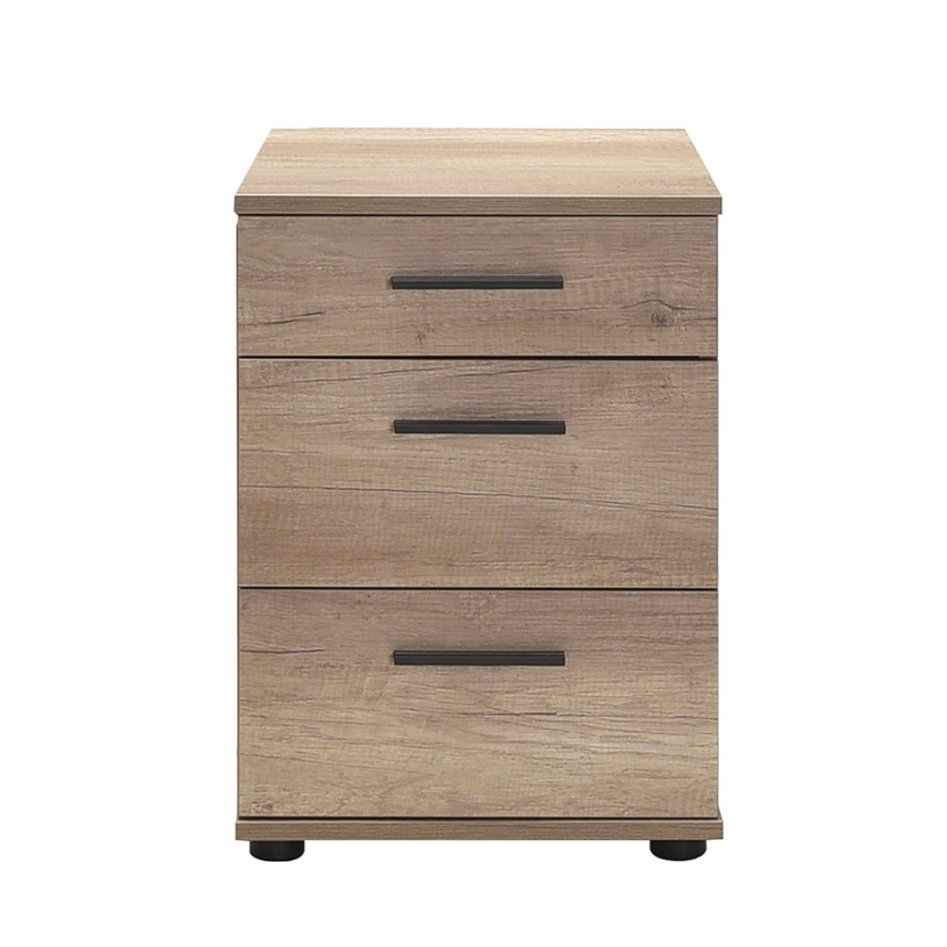 Нощно шкафче 57x40 см кафяв
