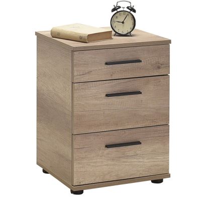 Нощно шкафче 57x40 см кафяв