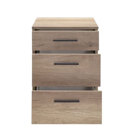 Нощно шкафче 57x40 см кафяв