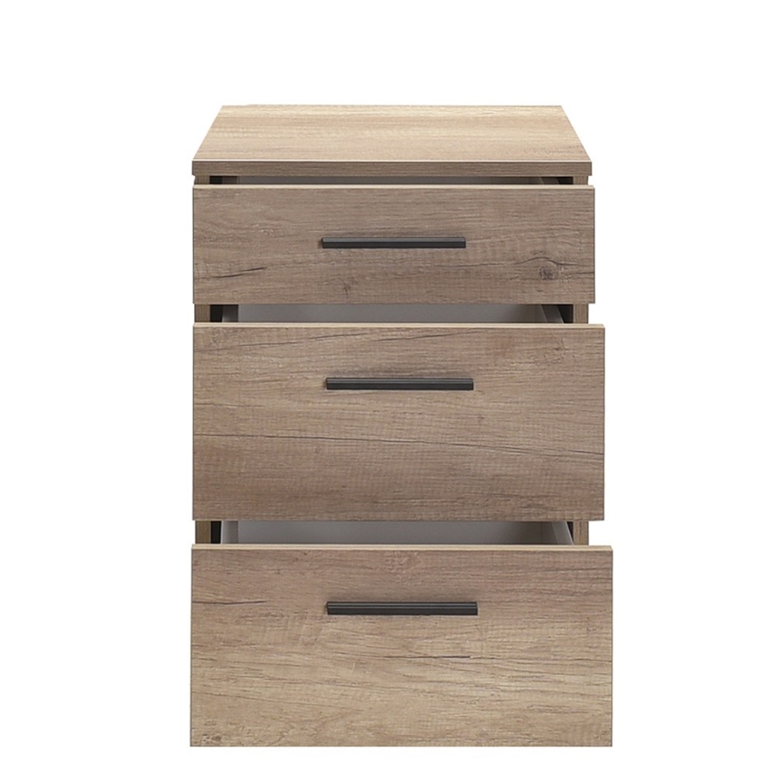 Нощно шкафче 57x40 см кафяв