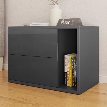 Нощно шкафче BECE 40x57 см антрацит