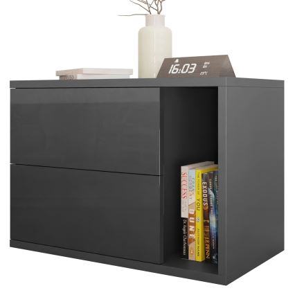 Нощно шкафче BECE 40x57 см антрацит