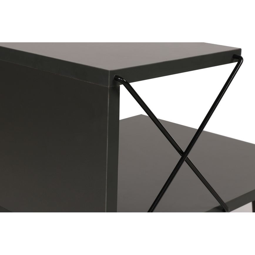 Нощно шкафче CROSS 55x50 cм антрацит