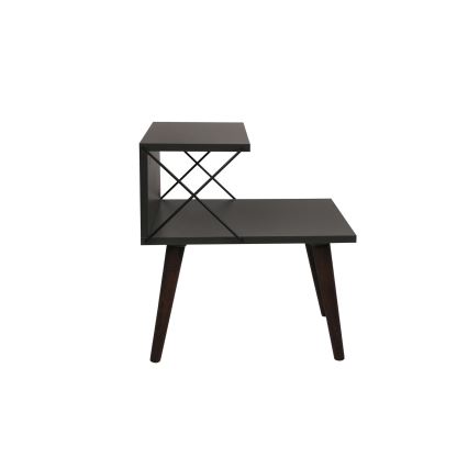 Нощно шкафче CROSS 55x50 cм антрацит