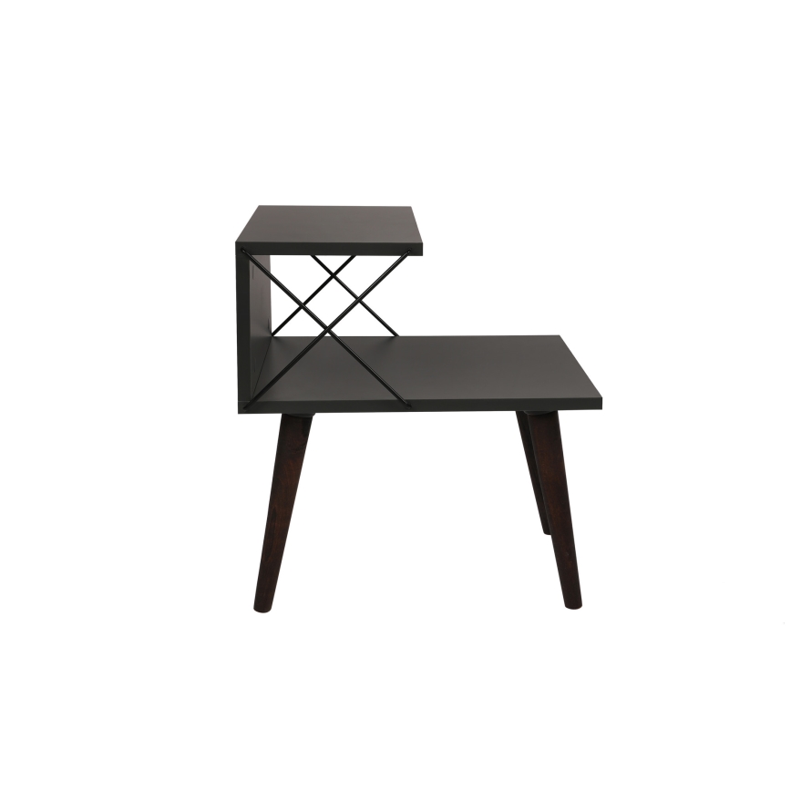 Нощно шкафче CROSS 55x50 cм антрацит