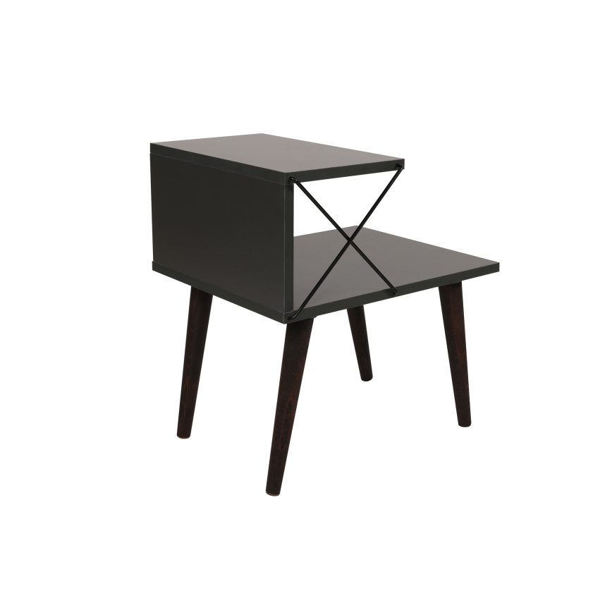 Нощно шкафче CROSS 55x50 cм антрацит