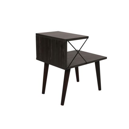 Нощно шкафче CROSS 55x50 cм кафяво