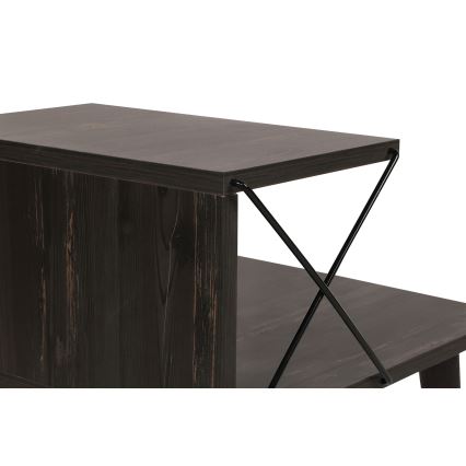 Нощно шкафче CROSS 55x50 cм кафяво