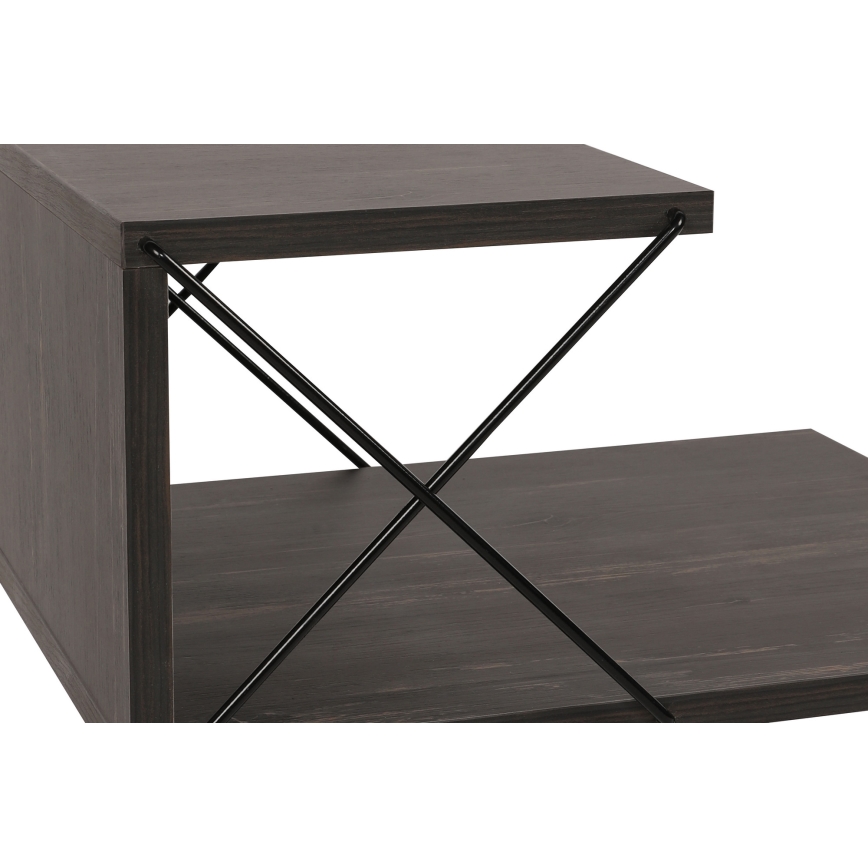 Нощно шкафче CROSS 55x50 cм кафяво