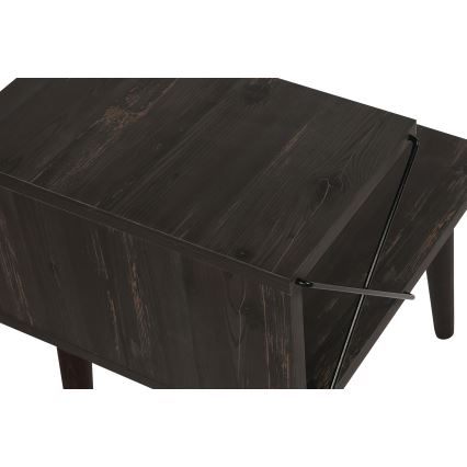 Нощно шкафче CROSS 55x50 cм кафяво