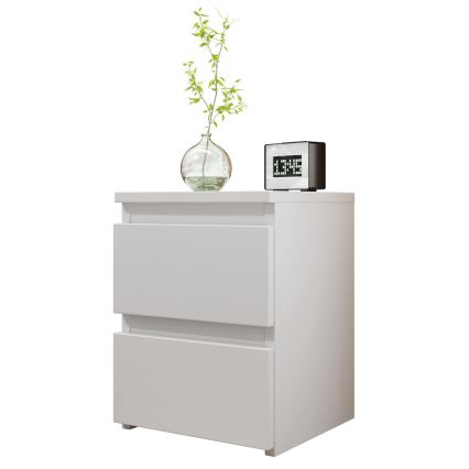 Нощно шкафче MALWA 40x30 см бял гланц