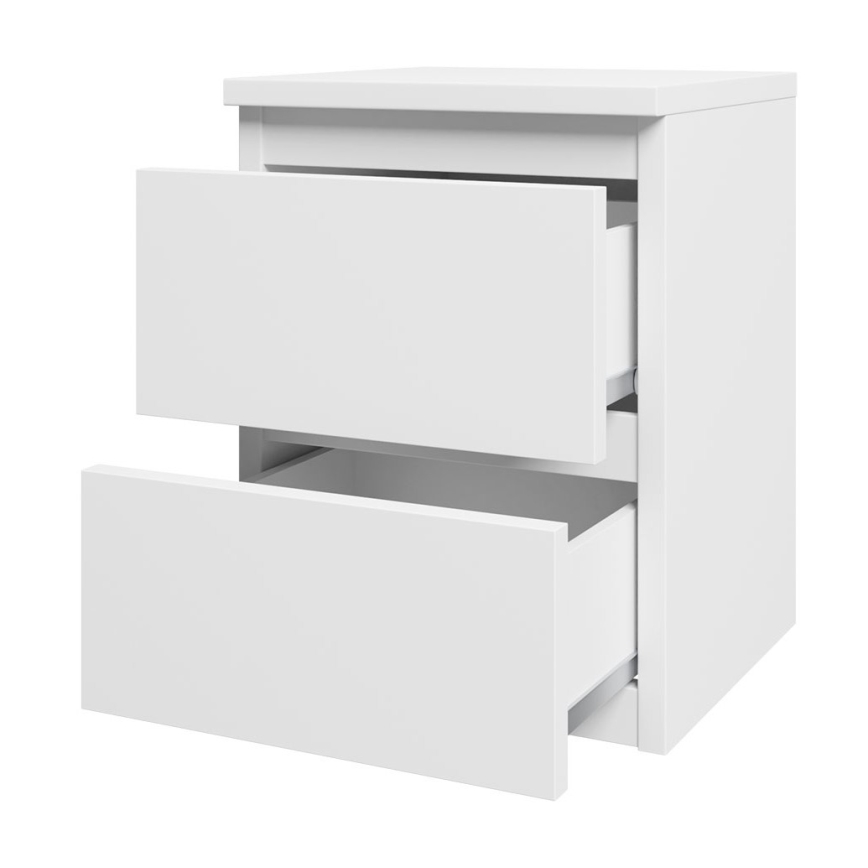 Нощно шкафче MALWA 40x40 см матово бял
