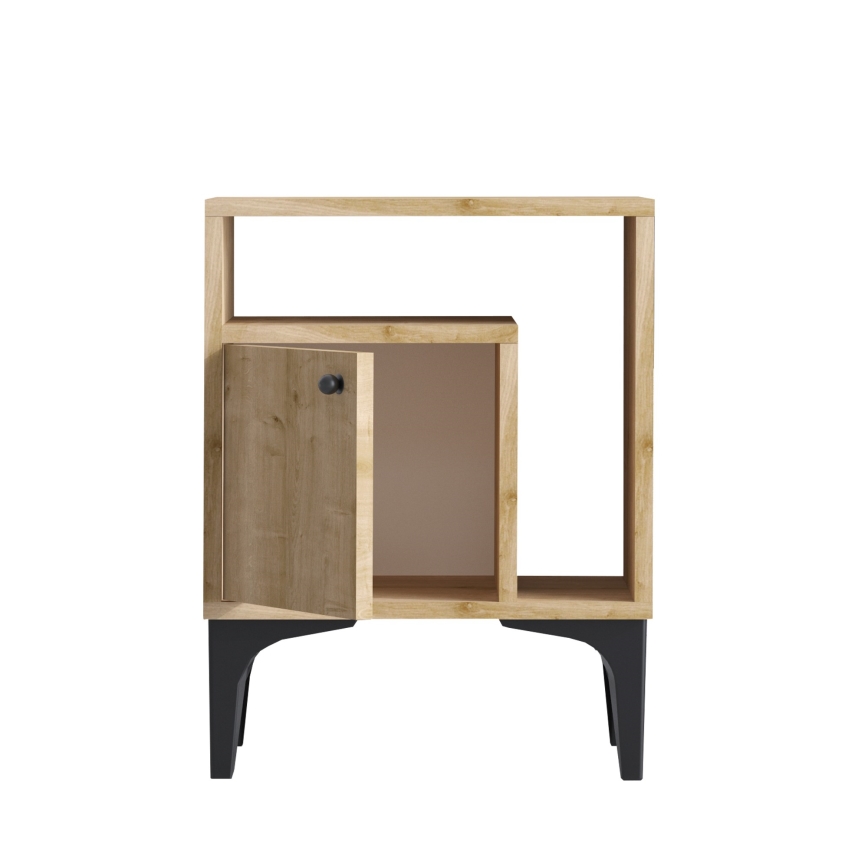 Нощно шкафче NUNO 55x40 см сапфирен дъб