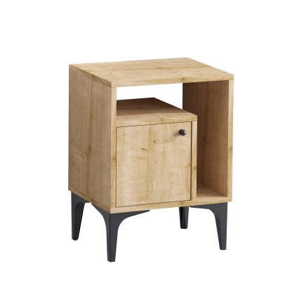 Нощно шкафче NUNO 55x40 см сапфирен дъб