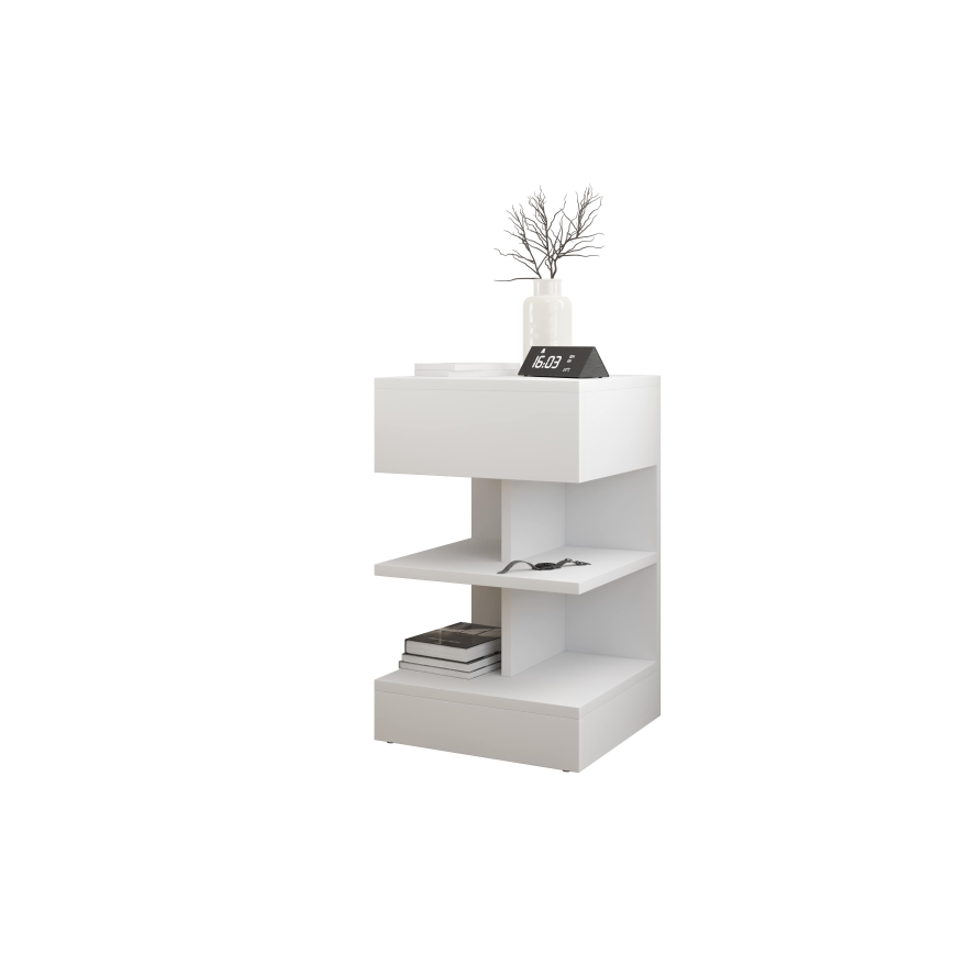 Нощно шкафче OBENITA 65x39 см бял