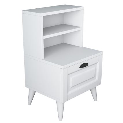 Нощно шкафче RANI 45x74,4 см бял