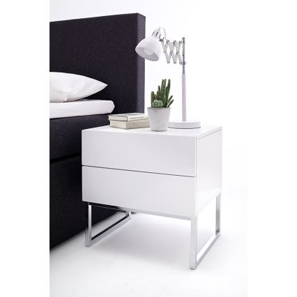 Нощно шкафче ROCKY бяло