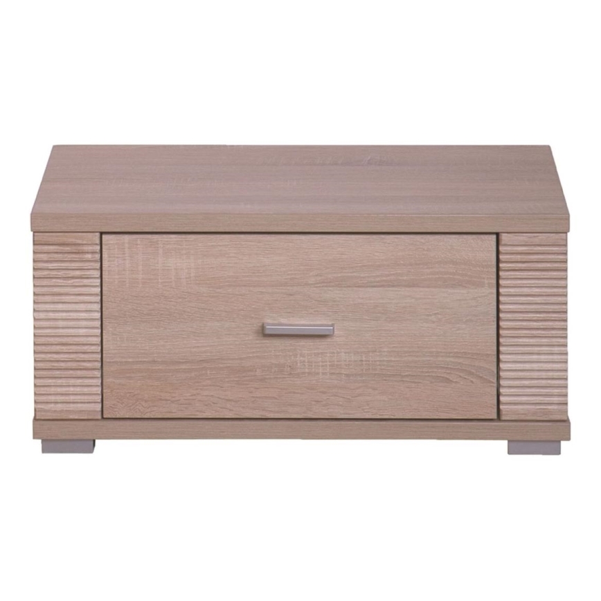 Нощно шкафче THEMO 29x63 см кафяв