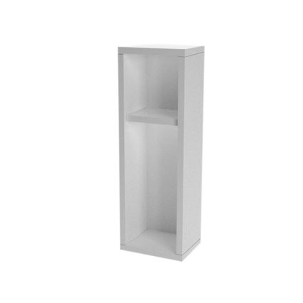 Нощно шкафче TURRA 65x20 cм бяло