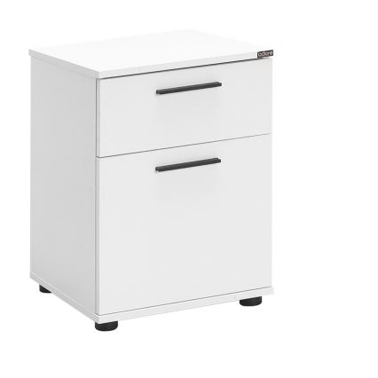 Нощно шкафче 57x40 см бял