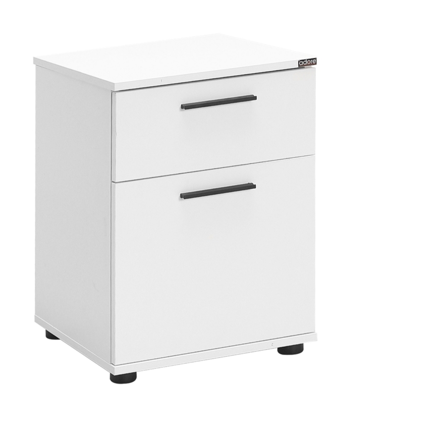 Нощно шкафче 57x40 см бял