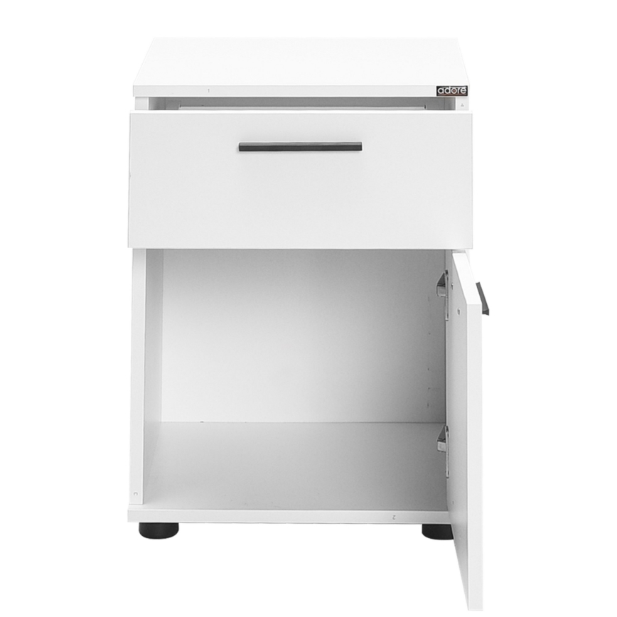 Нощно шкафче 57x40 см бял