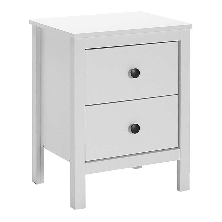 Нощно шкафче 61x46 см бял