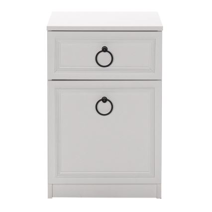 Нощно шкафче 63x40 см бял