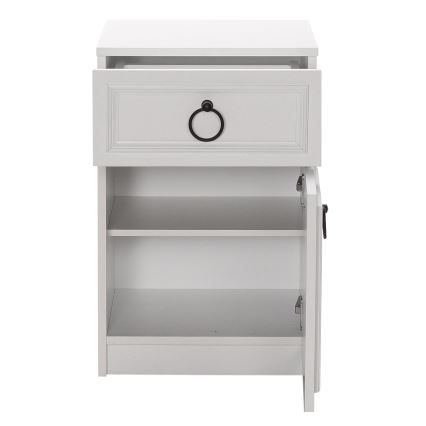 Нощно шкафче 63x40 см бял