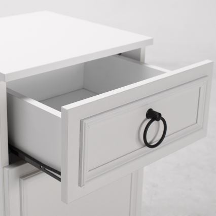 Нощно шкафче 63x40 см бял