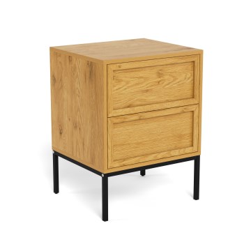 Нощно шкафче ALIN 46x40 cm, светло кафяво