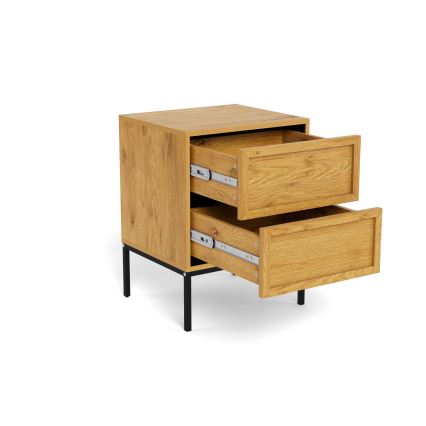 Нощно шкафче ALIN 46x40 cm, светло кафяво