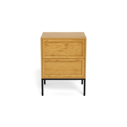 Нощно шкафче ALIN 46x40 cm, светло кафяво