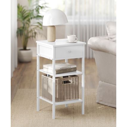 Нощно шкафче ARIN бяло