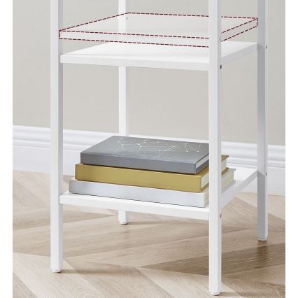 Нощно шкафче ARIN бяло