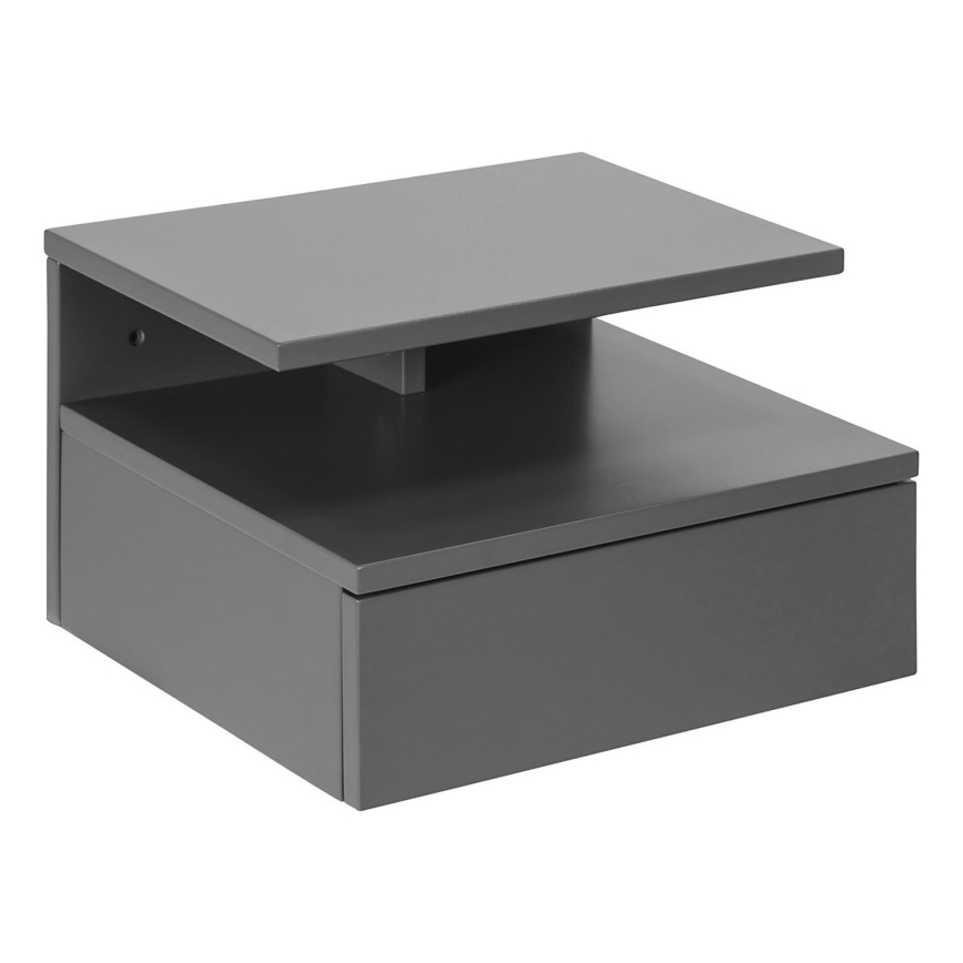 Нощно шкафче AVA сив цвят