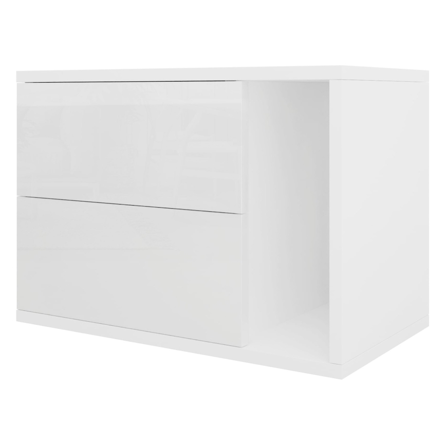 Нощно шкафче BECE 40x57 см бял