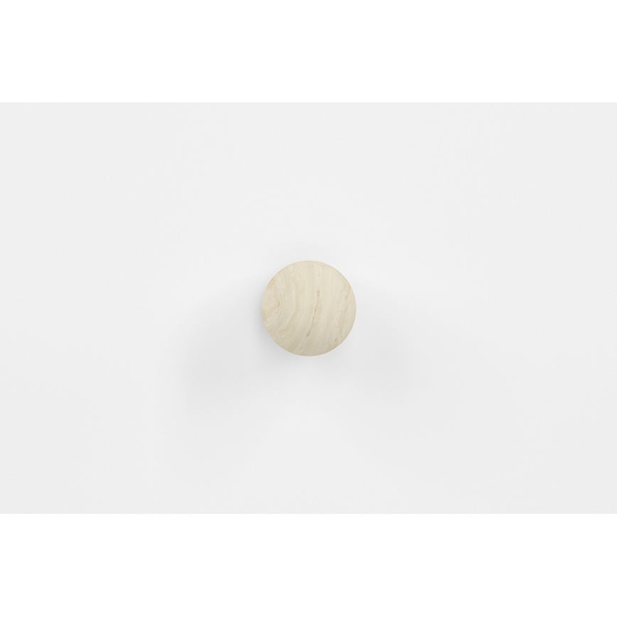 Нощно шкафче BUBO 58x69 см бяло/светъл бук