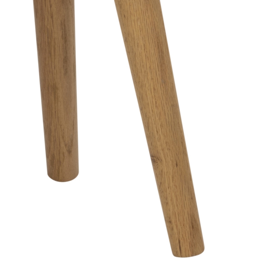 Нощно шкафче CARLY дъб/бяло