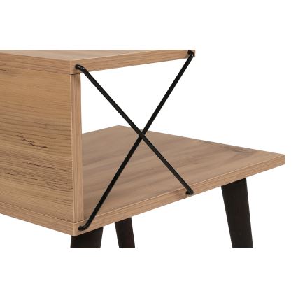 Нощно шкафче CROSS 55x50 cм кафяво