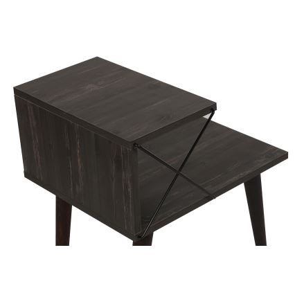 Нощно шкафче CROSS 55x50 cм кафяво