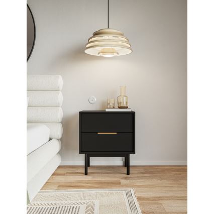 Нощно шкафче ELI черно