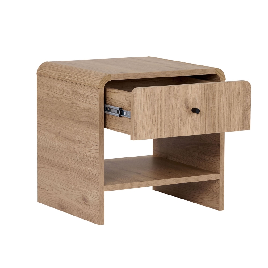 Нощно шкафче KABIN 45x40 см, дъб
