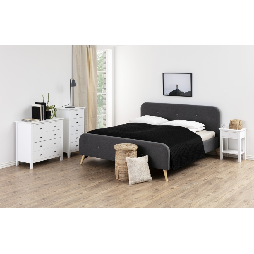 Нощно шкафче LARA бяло