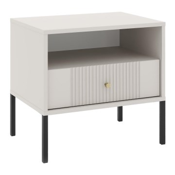 Нощно шкафче LUE бежово/черно