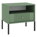 Нощно шкафче LUE зелено/черно