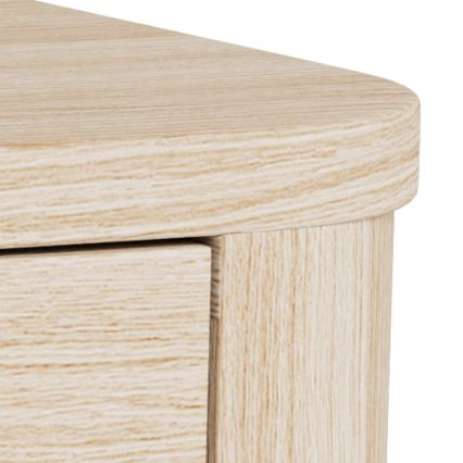Нощно шкафче MADERA 46x30 cm в цвят бял дъб